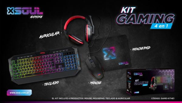Kit Gaming 4 En 1 Soul
