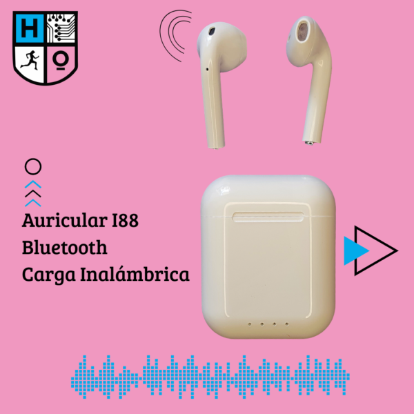 Auricular I88 Bluetooth Carga Inalambrica Y Touch